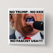 TRUMP "NO FASCIST USA" BUTTON (Voorkant)