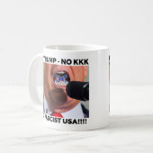 TRUMP "NO FASCIST USA" COFFEE MUG KOFFIEMOK (Voorkant links)