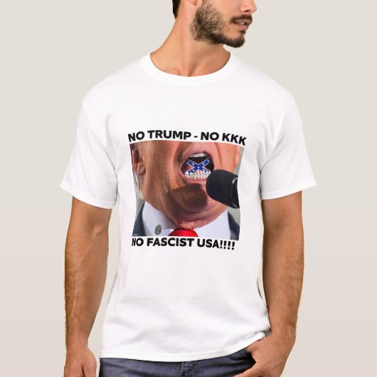 TRUMP "NO FASCIST USA" SHIRT (Voorkant)