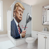 Trump: Nog meer jaren van grootsheid! Douchegordijn (In situ)