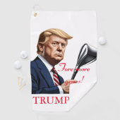 Trump: Nog meer jaren van grootsheid! Golfhanddoek (Insitu)