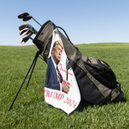 Trump: Nog meer jaren van grootsheid! Golfhanddoek