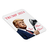 Trump: Nog meer jaren van grootsheid! Magneet (Rechterzijde)