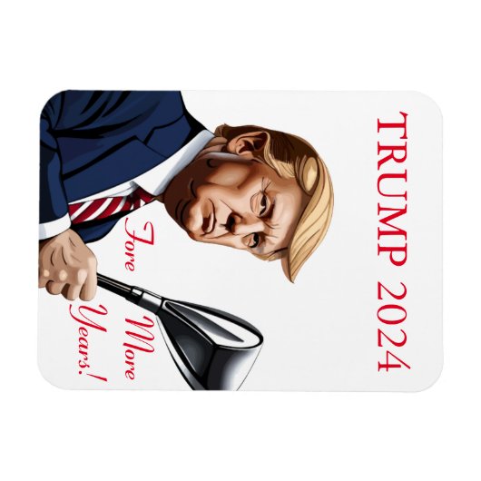 Trump: Nog meer jaren van grootsheid! Magneet (Horizontaal)