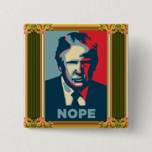 Trump Nope Button (Voorkant)