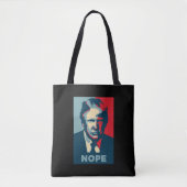 Trump Nope Canvas tas (Voorkant)