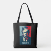Trump Nope Canvas tas (Achterkant)