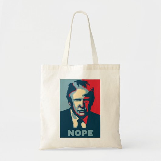 Trump Nope Canvas tas (Voorkant)