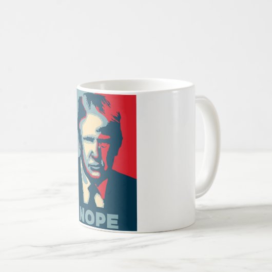 Trump Nope Coffee Mok (Voorkant rechts)