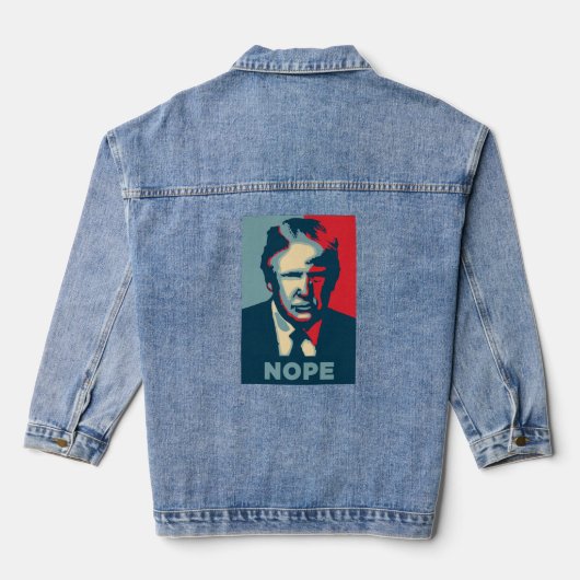 Trump Nope Denim Jas Denim Jacket (Achterkant)