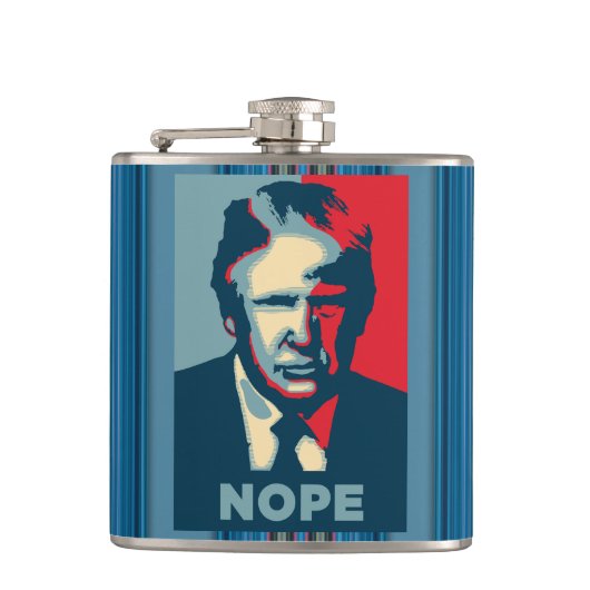 Trump Nope Flask Heupfles (Voorkant)