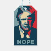 Trump Nope Gift Label Cadeaulabel (Voorkant)