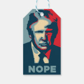 Trump Nope Gift Label Cadeaulabel (Achterkant)