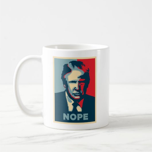 Trump Nope Koffiemok (Links)