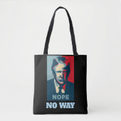 Trump Nope No Way Canvas tas (Voorkant)