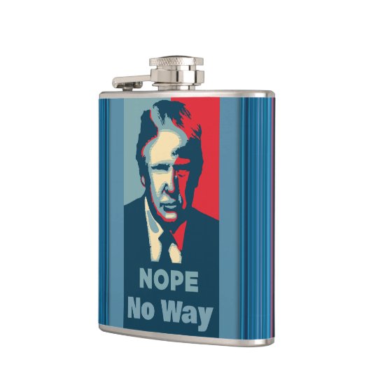 Trump Nope No Way Flask Heupfles (Links)