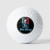 Trump Nope No Way Golfballen (Voorkant)