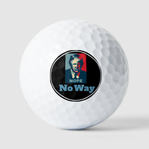 Trump Nope No Way Golfballen