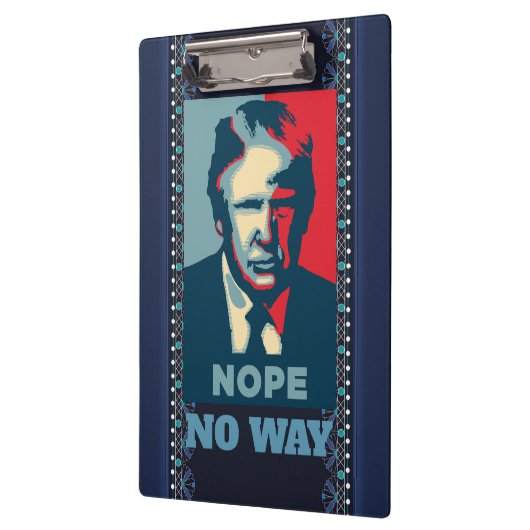 Trump Nope No Way Klembord (Links)