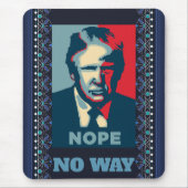 Trump Nope No Way Muismat (Voorkant)