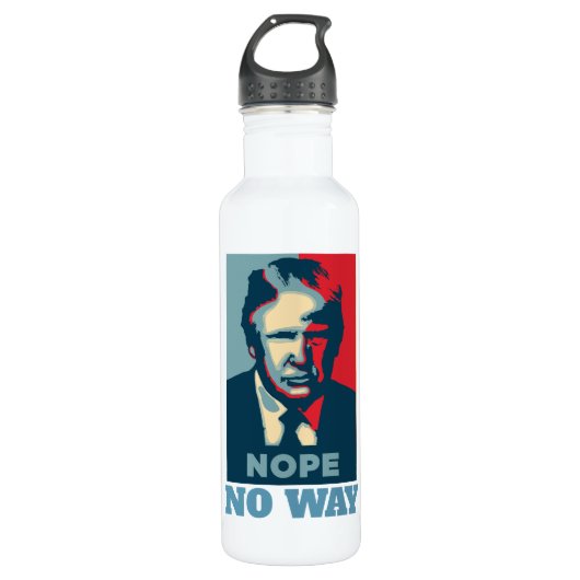 Trump Nope No Way waterfles Waterfles (Voorkant)