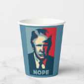 Trump Nope Paper Cup Papieren Bekers (Voorkant)