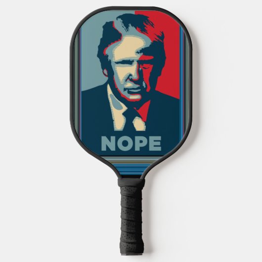 Trump Nope Pickleball Paddle (Voorkant)
