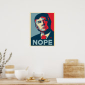 Trump - Nope Poster (Keuken)