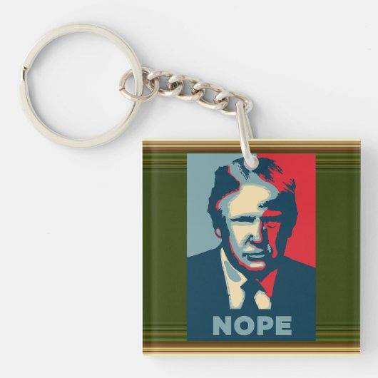 Trump Nope Sleutelhanger (voorkant)