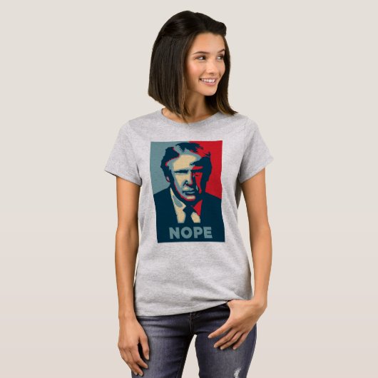 Trump Nope T-shirt (Voorkant volledig)