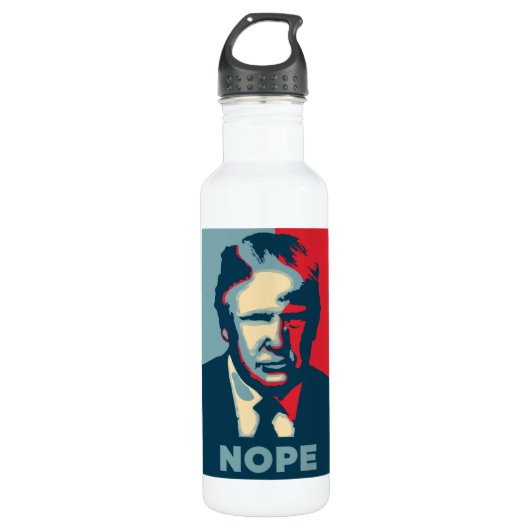 Trump Nope waterfles (Voorkant)