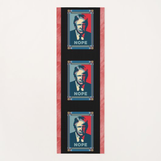 Trump Nope Yoga Mat (Voorkant)