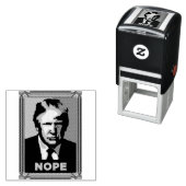 Trump Nope Zelfinkt Rubber Stamp Zelfinktende Stempel (In situ)