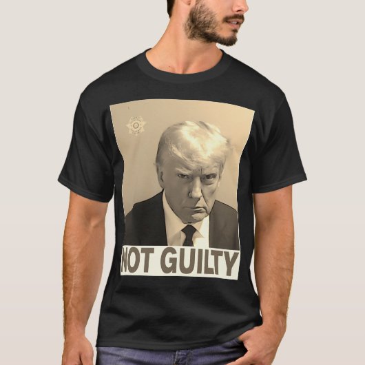 Trump not Guilty T-shirt (Voorkant)