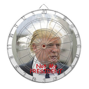 TRUMP not My President Dart Dartbord