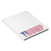 TRUMP NOTE PAD NOTITIEBLOK (Schuin)