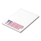TRUMP NOTE PAD NOTITIEBLOK (Linkerzijde)