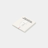 Trump-notities, bedankt voor uw aandacht voor dit post-it® notes (Schuin)