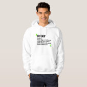 trump noun hoodie (Voorkant volledig)