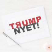 TRUMP NYET! sticker en andere producten (Envelop)