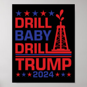 Trump Oefening Byby Republikeinse Grappige Quote  Poster