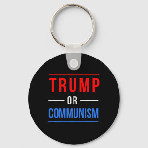 Trump Of Communisme Grappige Verkiezing 2025  Sleutelhanger