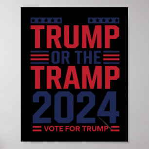 Trump Of De Zwerver 2025 Stem Op Trump Trump Vance Poster