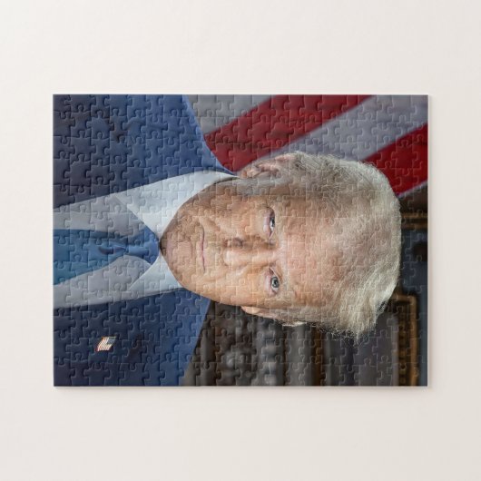 Trump Officieel President Portret Foto 2025 Legpuzzel (Horizontaal)