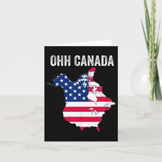 Trump Oh Canada Grappig Maak Canada weer Groot 51e Kaart (Voorkant)