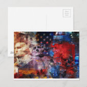 Trump on Mount Rushmore Briefkaart (Voorkant / Achterkant)