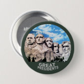 Trump on Rushmore Ronde Button 7,6 Cm (Voorkant /achterkant)