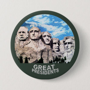 Trump on Rushmore Ronde Button 7,6 Cm