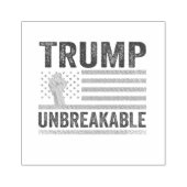 Trump Onbreekbaar President Trump US Flag Rubberstempel (Afrduk)