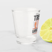 Trump Onbreekbaar President Trump US Flag Shot Glas (Links)